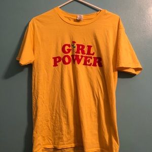 “Girl Power” Yellow Shirt.